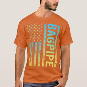 Camiseta Bandeira Gradiente 02 Bagpipe Bagpiper
