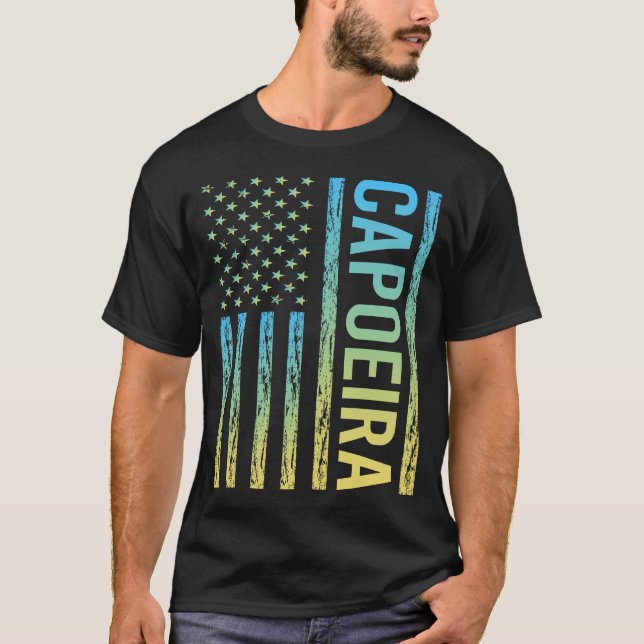 Camiseta Bandeira Gradiente Capoeira (Frente)