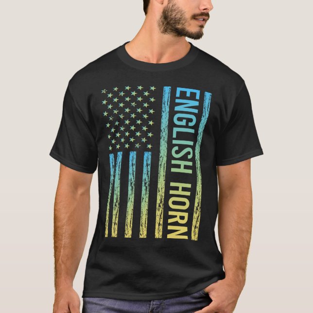 Camiseta Bandeira Gradiente Corne Inglês (Frente)