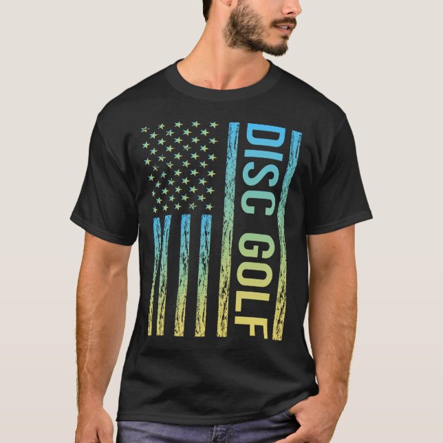 Camiseta Bandeira Gradiente Disc Golf (Frente)