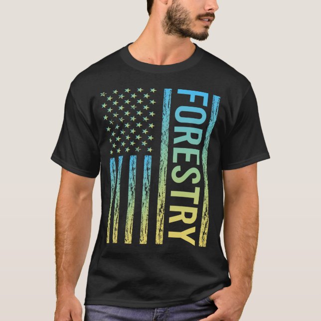 Camiseta Bandeira Gradiente Florestal (Frente)