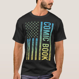 Camiseta Bandeira Gradiente Quadrinhos Histórias em Quadrin