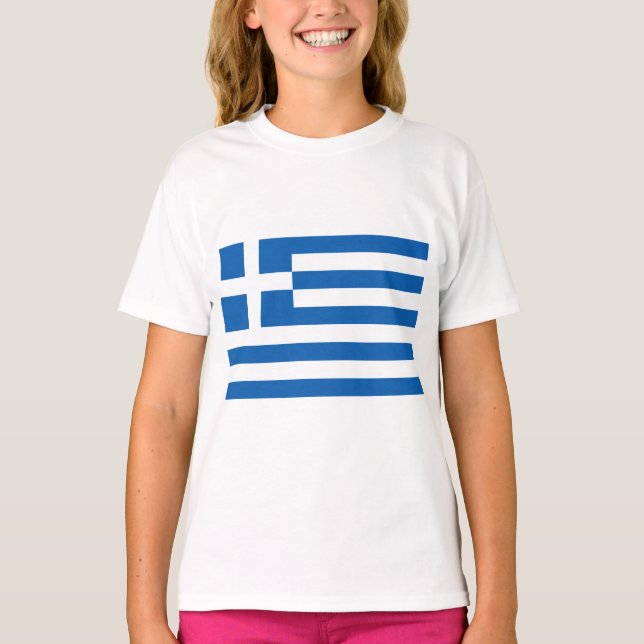 Camiseta Bandeira grega (Grécia) (Frente)