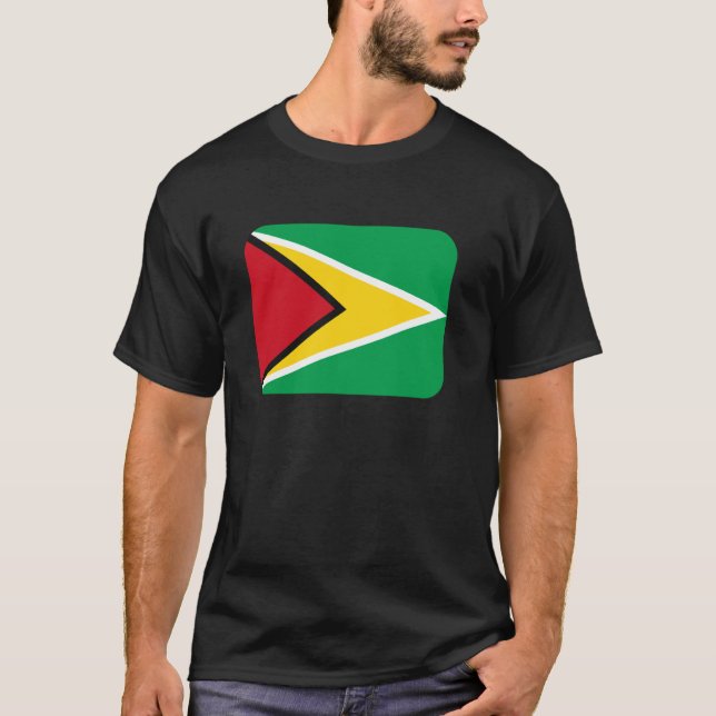 Camiseta Bandeira Guiana (Frente)