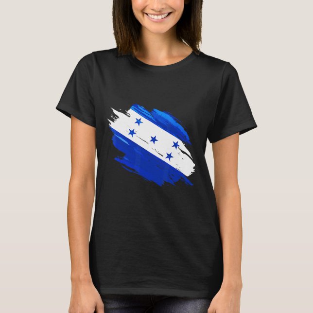 Camiseta bandeira Honduras (Frente)