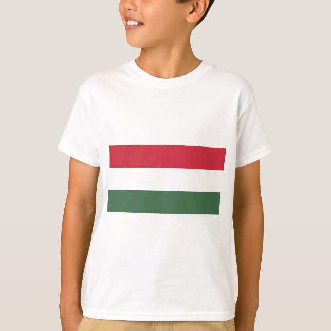 Camiseta Bandeira Húngara (Frente)