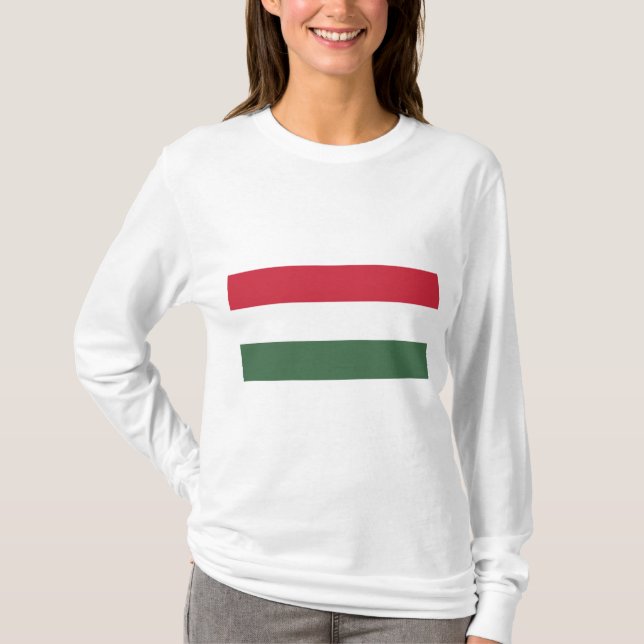 Camiseta Bandeira Húngara (Frente)