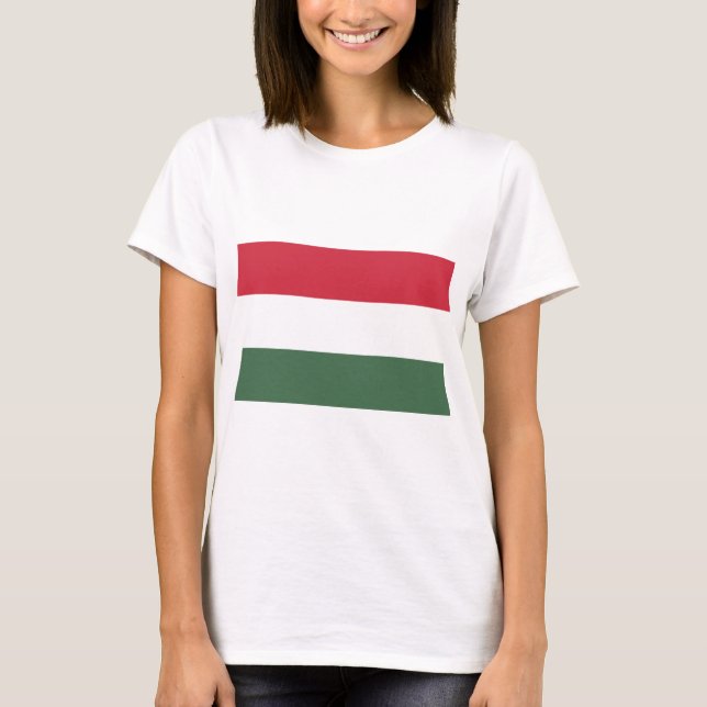 Camiseta Bandeira Húngara (Frente)