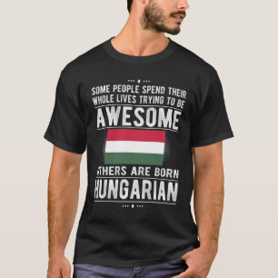 Camiseta Bandeira Húngara Patrimônio Húngaro Raízes Hú