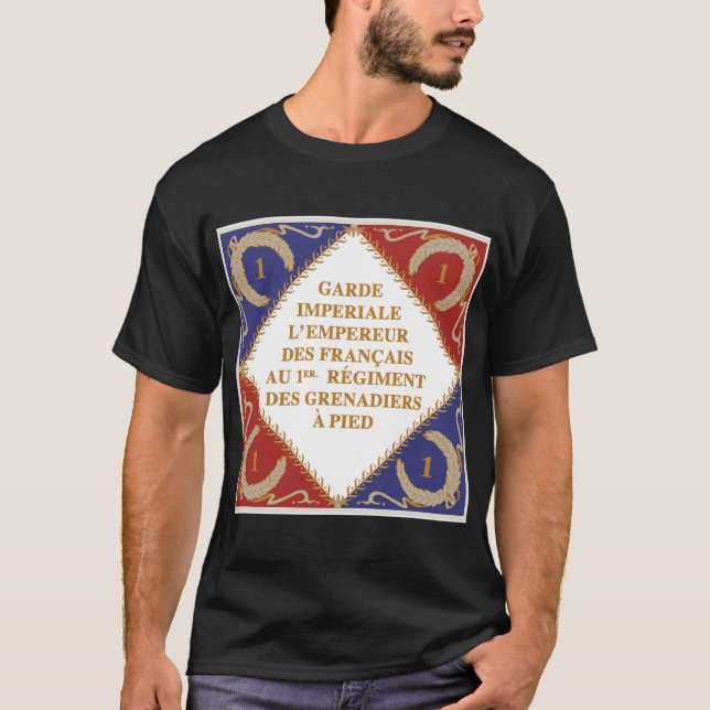 Camiseta Bandeira imperial da guarda (Frente)