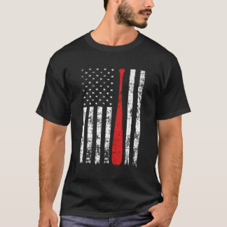 Camiseta Bandeira Incomodada Dos Eua Pensava Que Os Ventila