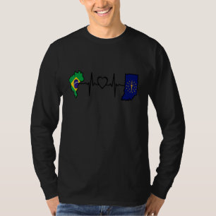 Camiseta Bandeira Indiana Brasileira Brasil Indiana Batime