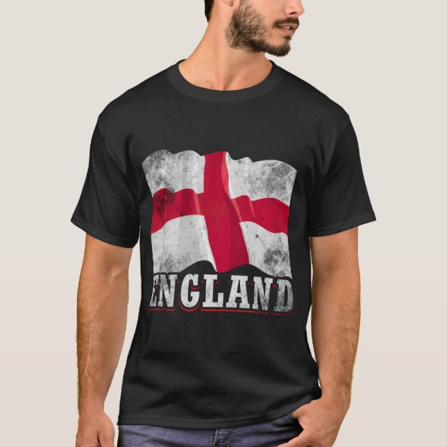 Camiseta Bandeira inglesa da Inglaterra (Frente)