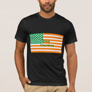 Camiseta Bandeira irlandesa america