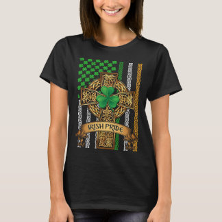 Camiseta Bandeira Irlandesa Americana Bandeira Irlanda Dia 