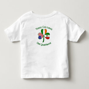 Camiseta Bandeira Irlandesa Americana Mexicana Trevo Person