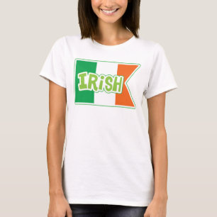 Camiseta Bandeira irlandesa da bandeira
