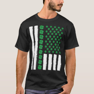Camiseta Bandeira Irlandesa Do Santo Dia de São Patrício Co