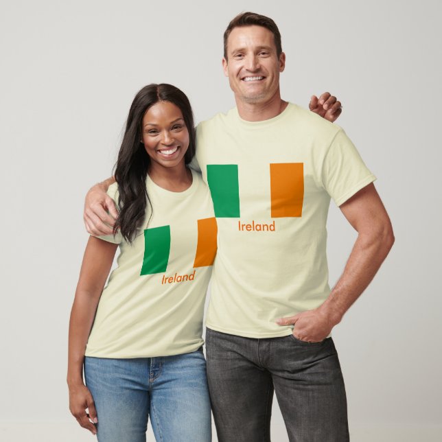Camiseta bandeira irlandesa, Irlanda (Unissex)