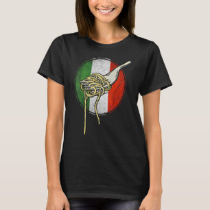 Camiseta Bandeira Itália Spaghetti Italia Pasta Me