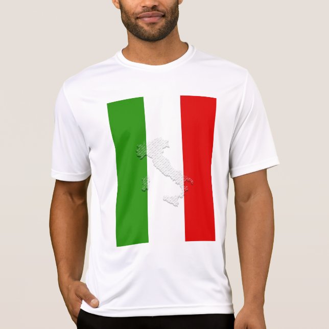 Camiseta Bandeira italiana (Frente)