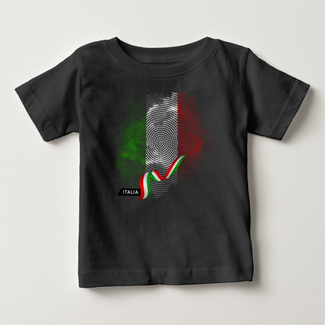 Camiseta bandeira italiana (Frente)