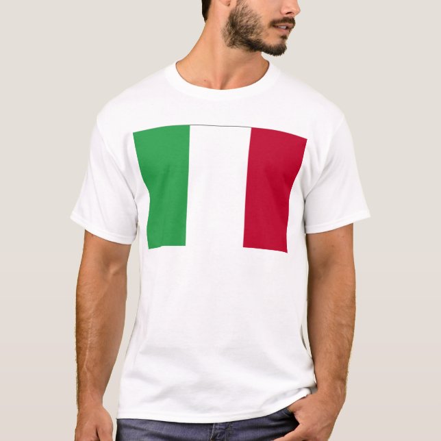 CAMISETA BANDEIRA ITALIANA (Frente)