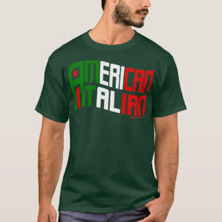 Camiseta Bandeira Italiana Americana