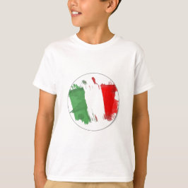 Camiseta Bandeira italiana da forma
