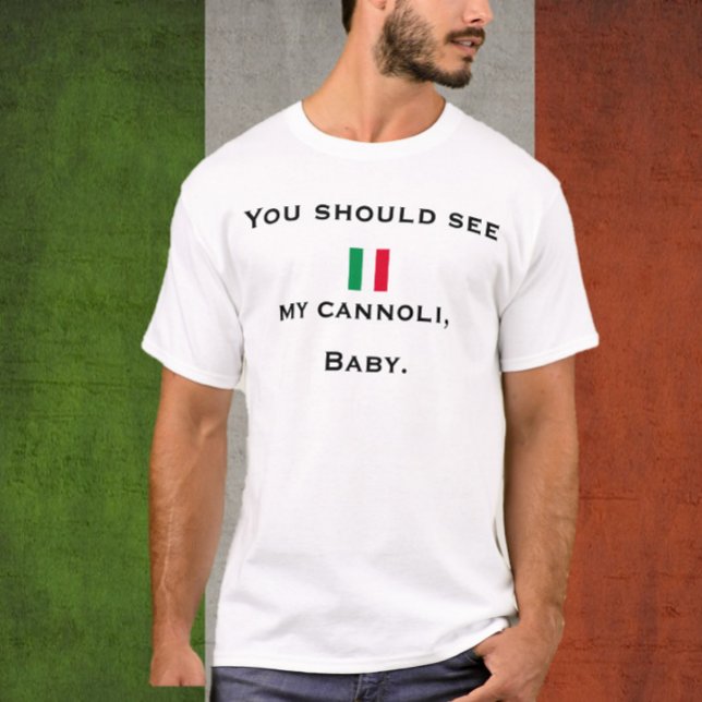 Camiseta Bandeira Italiana Engraçada Você Deveria Ver Meu C (Bookmark my store! https://www.zazzle.com/store/capricepetit)