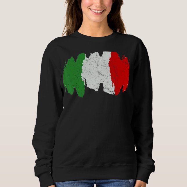 Camiseta Bandeira Italiana Estilo Italiano Gráfico C (Frente)