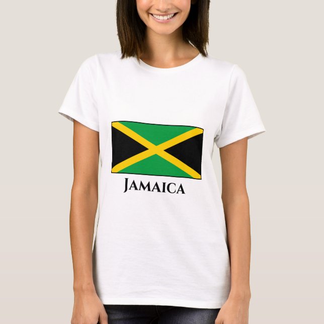 Camiseta Bandeira Jamaica (jamaicana) (Frente)