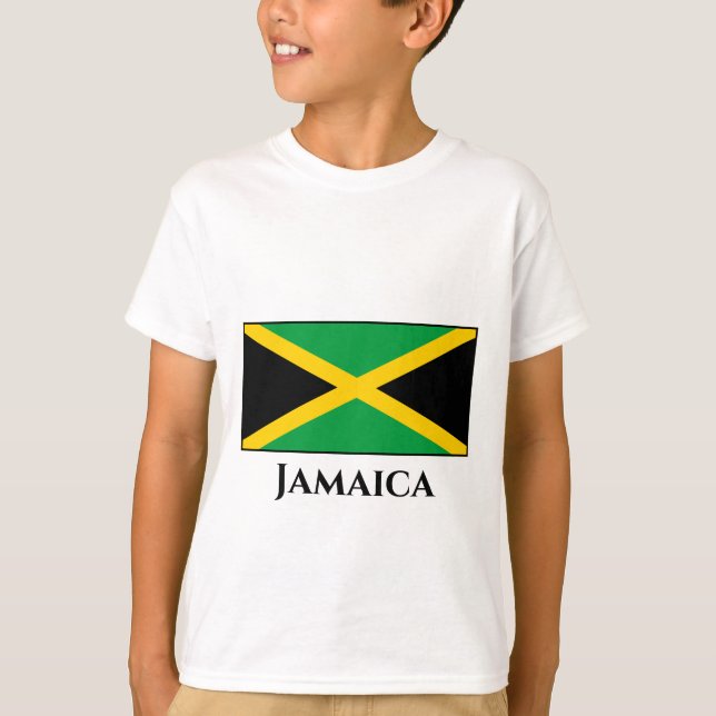 Camiseta Bandeira Jamaica (jamaicana) (Frente)