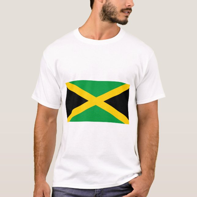Camiseta Bandeira jamaicana (Frente)