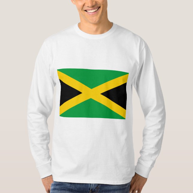 Camiseta Bandeira jamaicana (Frente)
