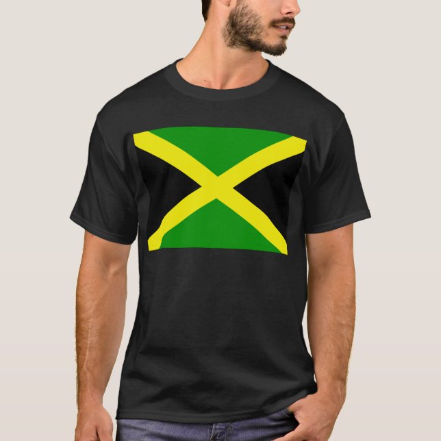 Camiseta Bandeira jamaicana (Frente)