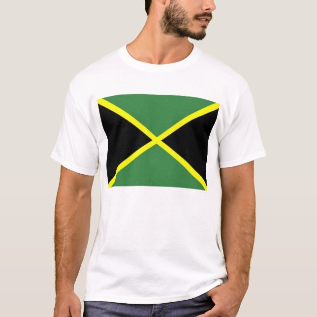 Camiseta Bandeira jamaicana (Frente)