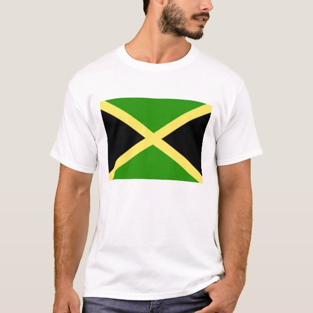 Camiseta Bandeira jamaicana (Frente)