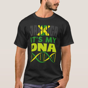 Camiseta Bandeira jamaicana Jamaica Está em Meu Adn Men Mul