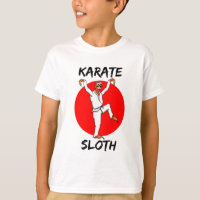 Bandeira Japonesa Com Karate Sloth