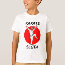 Bandeira Japonesa Com Karate Sloth