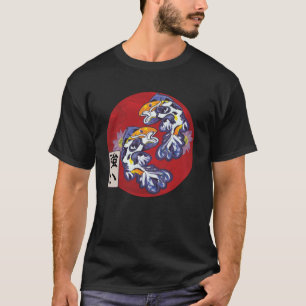 Camiseta Bandeira japonesa Koi Fish Koi Carp Aquarium Koi K
