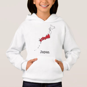 Camiseta Bandeira Japonesa no Mapa do Design Souvenir