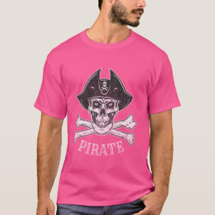Camiseta Bandeira Jolly Roger Pirata Homens Mulheres Caveir