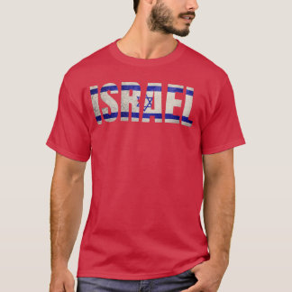 Camiseta Bandeira judaica israelense de Israel Estrela de D