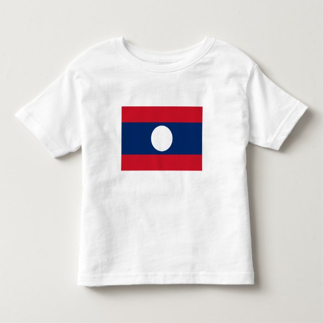 Camiseta Bandeira Laos (Frente)