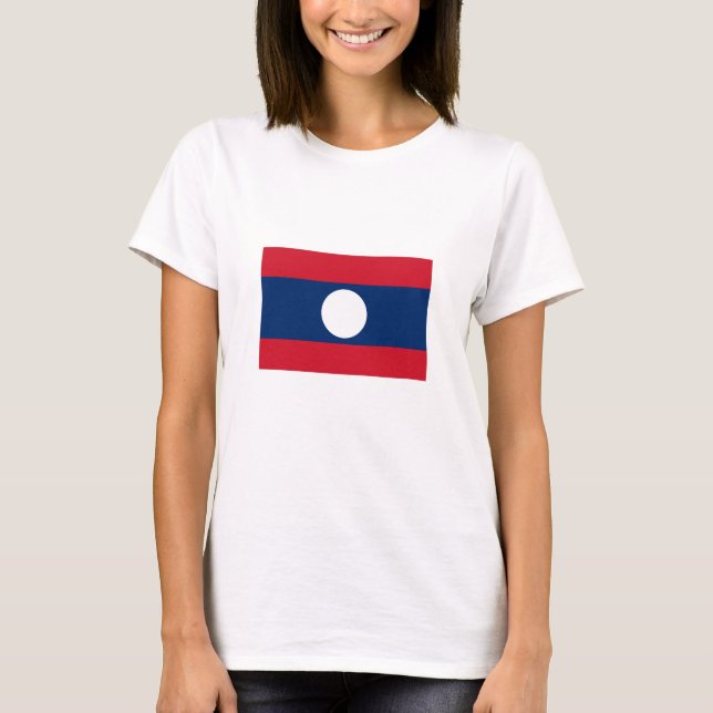 Camiseta Bandeira Laos (Frente)