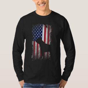 Camiseta Bandeira Legal americana Patriótica Terriers de Bo
