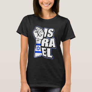 Camiseta Bandeira Legal de Israel Bandeira Orgulhosa de Isr