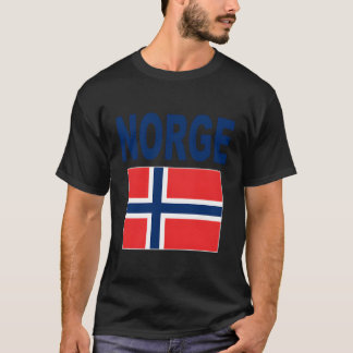 Camiseta Bandeira Legal Norge Flagg Noruega Presente